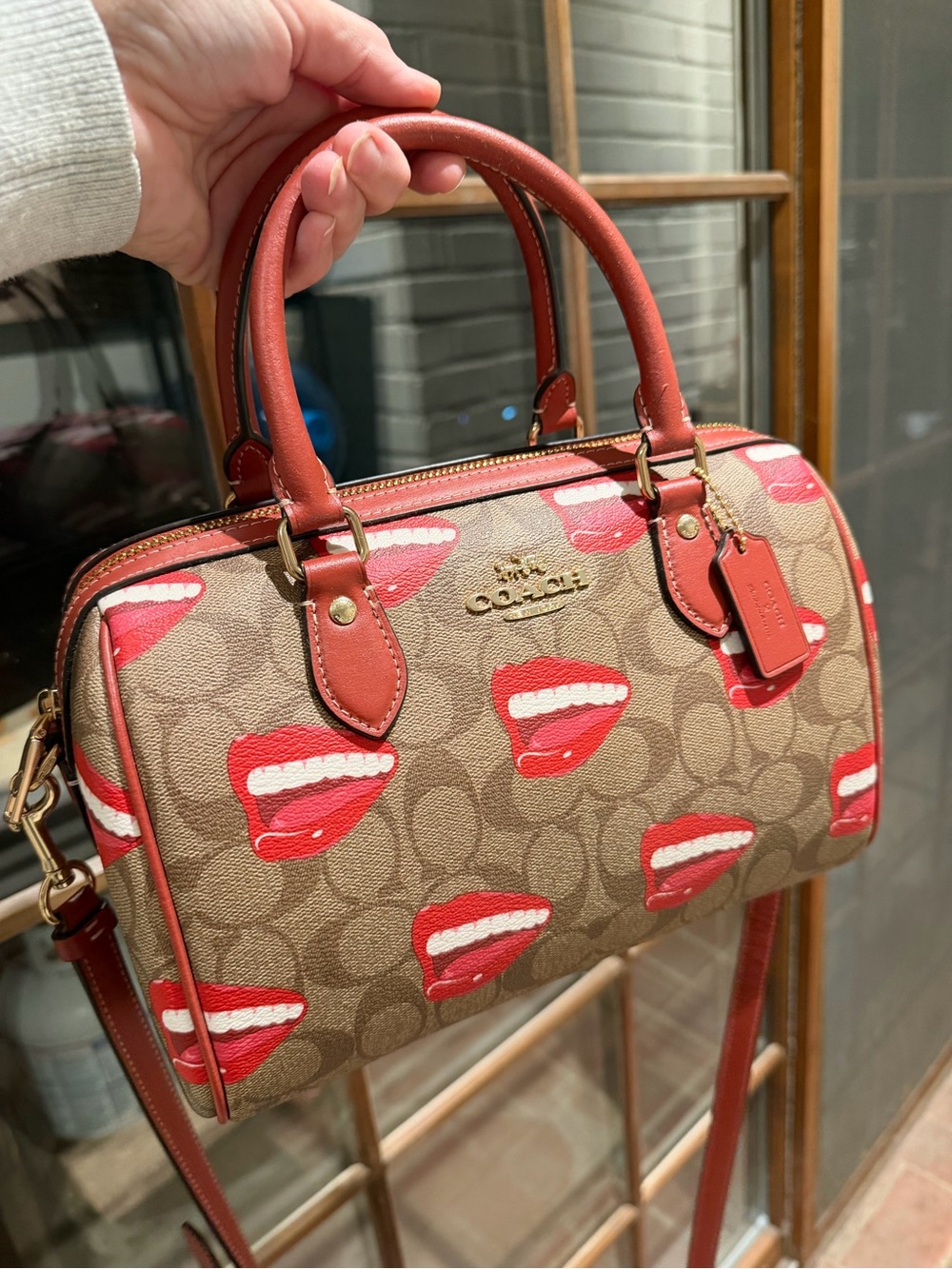COACH X TOM WESSELMANN ROWAN SATCHEL IN SIGNATURE CANVAS Purse